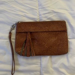 Rubi Brown Leather Handbag